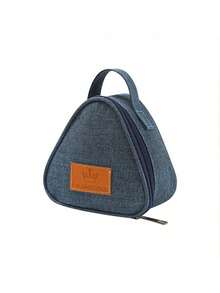 1 pieza de bolsa de almuerzo aislada y reforzada en gris, negro y azul, bolsa térmica portátil para el almuerzo, bolsa de almuerzo reutilizable para estudiantes, bolsa de almuerzo aislada con forro de aluminio grueso. Adecuada para el hogar, la oficina, los suministros escolares, portátil y reutilizable, ideal para acampar y excursiones a la playa, almacenamiento de artículos, suministros escolares, organizadores y almacenamiento de cocina, accesorios de cocina, regalo del Día de San Valentín, regalos recientes de días festivos - Multicolor - Ver 15