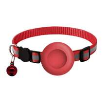 iDestry Cute Cat Collar With Detachable Reflective Kitten Collar With Bell, Compatible With Apple AirTag Holder, Nylon Silicone Material, Multiple Colors Available, Adjustable - Multicolor - View 20