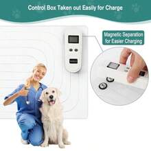 SEERWAY Smart Pet Barrier Mat Pro - Sistema de entrenamiento de comportamiento de 3 etapas para perros y gatos - 48x20 - Ver 3