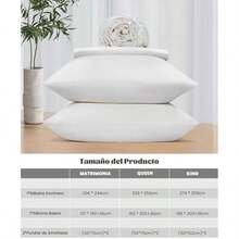 NANWEI Juego de Sábanas Poliester, Sábanas King de 100% poliester, Hotel Doble Cepillado, Sábanas de 2000 Hilos Lujo Suaves Hipoalergénicas, Lavado a Máquina (Azul Oscuro, King) - Matrimonial-Blanco - Ver 5