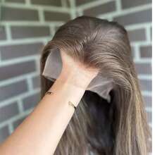 High Heat Fibre Realistic Lace Front Wig Medium Light Brown Warm Blonde Highlights 13x4 HD Lace Front Wig For Women Hair Loss 13x4 Glueless Long Wavy Wigs Cosplay Daily WEar - Multicolor - View 9