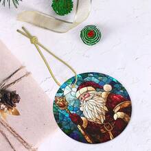 Santa Claus Ceramic Christmas Hanging Ornament For Xmas Tree Wedding Holiday Party Home Decor Santa Claus - 聖誕老公公 - 查看 5