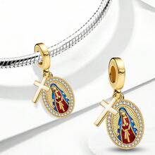 1 mặt dây chuyền thời trang phù hợp cho vòng tay nữ, tự làm trang sức và trang trí hàng ngày. - Phong cách 14 - Xem 5