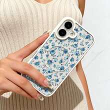 Floral Design Magnetic Phone Case With Magnetic Ring HolderFor  17 17pro 17promax 16Pro,16ProMax,14,15,16,13,14,15,12,11 Promax,Plus,Pro,For Samsung S24,S25PLUS/S25ULTRA/S25/S23/S23FE/S20FE/S21/A54/A53 Glossy,Rugged Durable, Scratch-Resistant, And Stylish A Perfect Gift. Individuals. - 彩色 - 查看 1