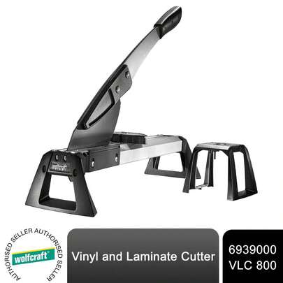  Wolfcraft VLC 800 Vinyl And Laminate Cutter, Manual Flooring Cutter For Vinyl, PVC And Laminate Panels, Fast Clean Cuts Without Dust Or Electricity, Ideal For Home Renovation And Trade Use