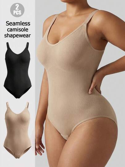 Mono moldeador sin costuras para mujer de talla grande, apto para todas las estaciones