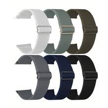 Bộ 6 dây đeo đồng hồ dệt đơn, tương thích với Apple Watch Ultra 38mm 40mm 41mm 42mm 46mm 44mm 45mm 49mm, unisex; Dây đeo đồng hồ co giãn nylon đa năng 18mm 20mm 22mm, tương thích với Samsung Galaxy Watch/ Watch/Garmin Watch/Amazfit Watch/ Watch/Redmi Watch; Dây đeo đồng hồ thể thao nylon mềm mại, thoáng khí, có thể điều chỉnh, tương thích với Fitbit Versa2 Versa3 Versa4 - Nhiều màu - Xem 11