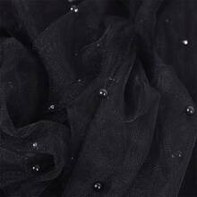 1件梦幻丝滑纯色珍珠薄纱，可用于制作婚礼头饰、甜点桌布、DIY服装面料 - 彩色 - 查看 17