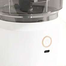 Cordless Electric Meat Grinder And Baby Food Maker | 4-In-1 Multifunctional Chopper For Garlic, Nuts, And Purees | Built-In Battery, Portable Mini Kitchen Chopper | Compact And Easy-To-Clean Design With Built-In Blender (White)