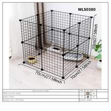 可调节宠物围栏，室内独立式屏障，适用于猫和小型/中型犬，可用于如厕训练和隔离