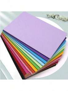 5pcs Random Color Notebooks | A6 Paper Diary, Colorful Soft Cover - Multicolor - View 4