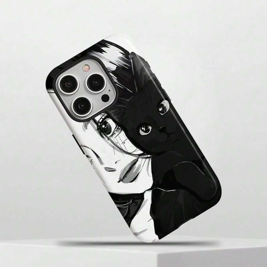 [Shipped from Mexico]Funda de Teléfono de Doble Propósito para Entrega Local - Compatible con los Modelos de 16, 15, 14, 13, 12, 11, 8, 7, Plus, Pro, Max.Elegante, resistente a huellas dactilares, a prueba de sudor, con un acabado mate, robusto y resistente a los golpes.un regalo ideal para cumpleaños. - Blanco - Ver 1