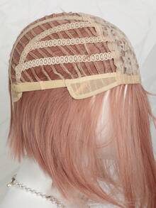 10英寸、12英寸、14英寸、18英寸短假发，直发、卷发、波浪发，刘海，中分卷发，日常假发，洛丽塔风格，万圣节，派对场合 - 彩色 - 查看 8