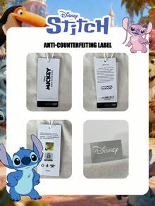 Disney Officially Licensed Stitch 1 Pc Officially Licensed Disney Mischievous Stitch/Mickey Mouse Candy Bag Lunch Bag Snack Pack Fashion HandBag Casual Multi Functional Shoulder Bag Lightweight Adjustable Shoulder Strap Crossbody Bag For Boys / Girls For Daily/Outing/Shopping/School ﻿ - Multicolor - View 3