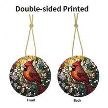 Bird Ceramic Christmas Hanging Ornament For Xmas Tree Wedding Holiday Party Home Decor Christmas - 聖誕鳥 - 查看 3
