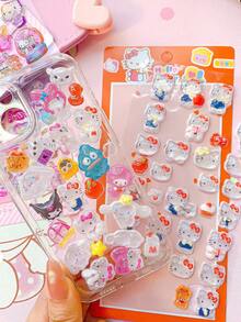 3D贴纸、可爱儿童贴纸、贴纸材料、文具批发、玩具 - 彩色 - 查看 4