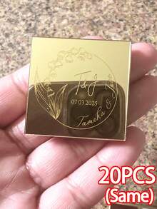 1/10/20 chiếc, Thẻ quà tặng sô cô la cưới tùy chỉnh, Thẻ quà tặng sô cô la đính hôn, Thẻ quà tặng sô cô la gương cưới, Thẻ quà tặng khách mời, Văn bản tùy chỉnh, Thích hợp cho đám cưới, tiệc tùng, quà cầu hôn, quà kỷ niệm, quà Valentine, trang trí tiệc, trang trí nhà cửa, quà sinh nhật, quà tặng đám cưới, quà tặng cá nhân hóa, đồ trang trí đám cưới, đồ trang trí đám cưới - Nhiều màu - Xem 19
