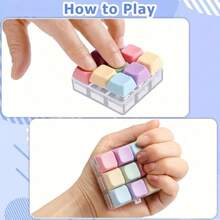 Keyboard Squeeze Toy Keyboard Fingertip Toy Keychain Pressure-Resistant Keyboard Button Finger Press Stress Relief Toy Suitable For Adults Pressure-Resistant Finger Keyboard Game Keychain Party Gift/Key Decoration - Multicolor - View 6