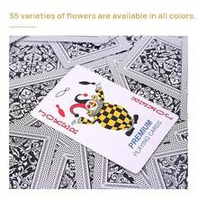 DELI 9637 Playing Cards: Hard Texture For Smooth Handling, Clear And Easily Recognizable Designs, Complete Suits, Economical And Durable, Ideal For Entertainment. Black. - Black - View 5