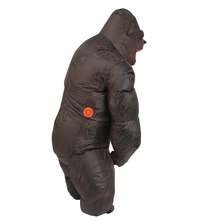 Inflatable Heartbeat Gorilla Costume! Domineering Protector Boyfriend Funny Prop, Couple Photo Shooting Gadget, Animal PU Leather - King Kong - View 4