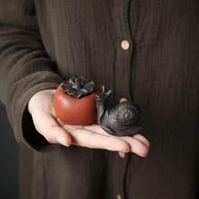 Estatua de Caracoles de Arcilla Púrpura, Figura deé, Adorno Creativo Hecho a Mano, Decoración de Mascota deé, Decoraciones de Juego deé Boutique, Regalos Exquisitos - C - Ver 12