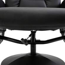 HOMCOM Cadeiras de sala de estar - Preto - Ver 5