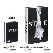 1pc/2pcs/3pcs Foldable Decorative Fake Books, Modern Minimalist Decor Books, Home & Office Bookshelf Decor, Designer Inspiration Photography Props, Decorative Simulation Books, Suitable For Home, Office, Hotel, Cafe, Store, Live Streaming Bookshelf, Handmade Accessories Display Rack, TV Cabinet, Desk, Cabinet - One Size - View 6