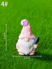 6pcs Dwarf Mushroom House Decor Ornaments, Helping To Build A Lively And Interesting Micro-Landscape, Decorating Corners Of The Home To Create A Cozy And Healing Atmosphere, Placing On Desktops To Add Whimsical Touches To Daily Life, Hoping These Adorable Decorations Can Bring Lightness And Joy To Your Life, Accompanying Every Ordinary Moment With Gentle Warmth. - Multicolor - View 8