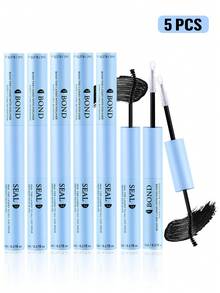 【72小时超强粘性】1/2/3支装低敏二合一睫毛胶水定型液 | 72小时超强粘性，不含乳胶，防水 | 适用于DIY簇状假睫毛、自制假睫毛化妆工具 | 混合黑色睫毛延长胶 - 藏蓝色 - 查看 18