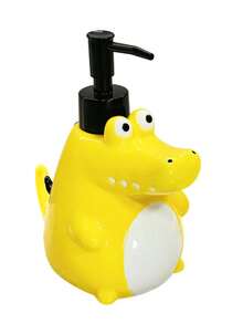 1pc Crocodile Shaped Soap Dispenser, Cute Crocodile Liquid Hand Soap Bottle, Creative Ceramic Lotion Bottle, High Quality Home Shampoo And Body Wash Dispenser - Multicolor - View 10