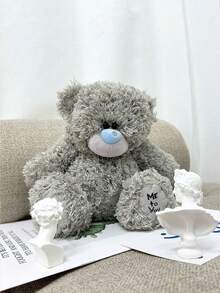 灰色小熊毛绒玩具 - 迷你伙伴，随时准备开启趣味冒险 - 适合所有年龄段的儿童、幼儿、成人和家庭，毛绒玩具，送给男孩女孩的礼物，灰色小熊毛绒玩具，毛绒动物，毛绒玩具，儿童礼物，柔软舒适的棕色泰迪熊毛绒玩具，是孩子们的理想之选 - 灰色 - 查看 7