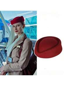 Solid Color Wool Beret Hat, Elegant High-End French White Fascinator Hat, Suitable For Weddings, Parties, Costume Accessories, Women's Gifts, 2026 New Arrival - Multicolor - View 8