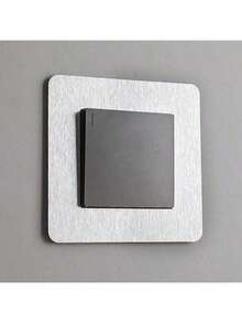 1pc Modern Style Light Switch Sticker - Self-Adhesive Installation, Durable PC Plastic Material. Suitable For Living Room, Bedroom And Office - Easy Installation. - Multicolor - View 8