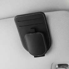 1 szt. Torba do przechowywania osłon przeciwsłonecznych w samochodzie, wielofunkcyjny, modny uchwyt na okulary przeciwsłoneczne, kompaktowa konstrukcja oszczędzająca miejsce, akcesorium do osłon przeciwsłonecznych w samochodzie, wielokolorowe opcje, duża pojemność, dwa przegródki na karty, klips do okularów, kieszeń na karty, praktyczna, łatwy dostęp, adsorpcja magnetyczna, automatyczne zamykanie, dekoracja wnętrza samochodu - Montowany na samochodzie - Zobacz 13