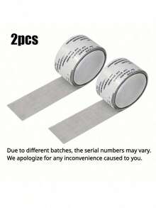 1 Roll Self-Adhesive Window Screen Repair Tape, Waterproof Mesh Patching Tape, Suitable For Dorm Doors/Curtains, Strong Adhesive Repair Tape For Fixing Damaged Screens (Note: Batch Differences May Cause Variations In Serial Number And Color. We Apologize For Any Inconvenience.)