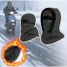 1pcs  Winter Outdoor Warm Headset With Neck Gaiter, Dual Layer Design, Windproof, Perfect For Cycling, Sports, Skiing, And Outdoor Activities - Multicolor - View 3