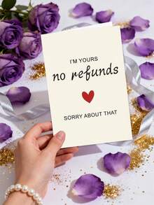 1 Piece With Envelope, Birthday Card, Fun Birthday Card, Boyfriend Or Girlfriend Fun Card, Happy Birthday, Back To School Season, Back To School Supplies, Birthday Card Valentine's Day Gift Greeting Card, Anniversary Greeting Card, Funny Valentine's Day Card, Amazing Wife, Valentine's Day Gift Box Card - XK249 - View 4