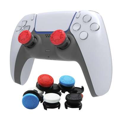 TOPWOLF 2 Peças Capas de Joystick para Controle de Jogo P5 / 4 Cores