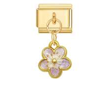 1件金色吊坠模块化DIY手链，包含花朵、蝴蝶、爱心、月亮、星星元素，都市休闲风格，圣诞节和万圣节必备单品，秋季色调，本土风情，实用时尚，圣诞风格，迷人设计，不锈钢饰品，圣诞装饰，秋季办公风格 - M293071 - 查看 14