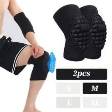 2pcs Unisex Professional Sports Knee Pads, High Elasticity Soft Knee Sleeves, Knee Protection, Breathable And Non-Slip, Anti-Friction, Suitable For Fitness, Baseball, Volleyball, Yoga, Football, Tennis, Rugby Sports Enthusiasts - Multicolor - View 5