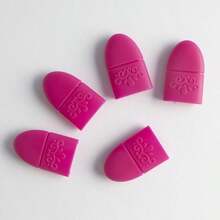 Gel Nail Polish Remover Finger Sleeves, Silicone Nail Art Remover Caps, Protect Hands And Feet Nails Nails Supplies Nail Stuff - Multicolor - View 4