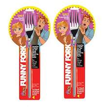 Loftus International Funny Fork - Telescopic Table Ware Extendable to 25" Inches - Plateado - Ver 1