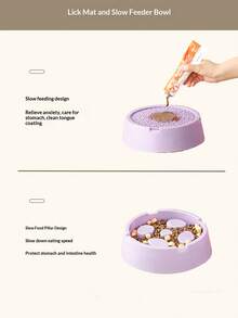 Multi-Function Slow Feeder Bowl, Anti-Choke Dog/Cat Bowl, Licking Mat Pet Dog Slow Feeder - 300 - View 4