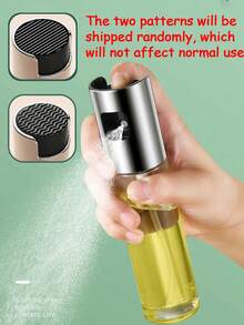 1pc Glass Spray Bottle, Suitable For Air Fryer, Grill, Baking, Kitchen Oil Spraying, Low-Fat, Convenient, Easy To Clean, Suitable For Daily Cooking, Kitchen Supplies, Multi-Purpose Spray Bottle, One Bottle Multi-Use, Kitchen And Dining Small Tool, Great For Grilling Season, Wedding Season, Valentine's Day, Birthday Gift - Multicolor - View 12