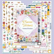 18 miếng dán kế hoạch phong cách cổ điển - Miếng dán kế hoạch theo mùa, tháng, tuần và ngày theo phong cách cổ điển, miếng dán kế hoạch thẩm mỹ độc đáo, miếng dán kế hoạch hàng tháng thiết yếu cho các ngày lễ và lịch trình, ghi chú và nhật ký, ghi chép cuộc sống, lập kế hoạch hàng ngày, quản lý thời gian. - Nhiều màu - Xem 3