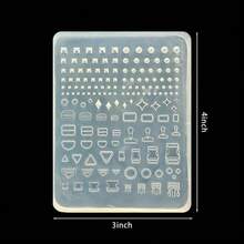 3D Rivet Gel Nail Art Mold Silicone Tools Nails Manicure Design Multiple Shapes Buckle Small Model Resin Zipper Molds For Accessories Supplies - ZYXP058 - 查看 8