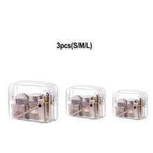 12pcs Transparent PVC Zipper Makeup Bags - High Quality Cosmetic And Toiletry Storage Pouches, Ideal For Travel, Bathroom And Holiday Essentials. Bathroom Accessories, Makeup Bag, Cosmetic Bag, Travel Essential, Large Capacity, Big Makeup Bag, Christmas Gift, Storage Bag, Travel, Women's Gift, Women's Travel Essential, Storage Bag, Clutch/Small Handbag, Cosmetic Storage Bag