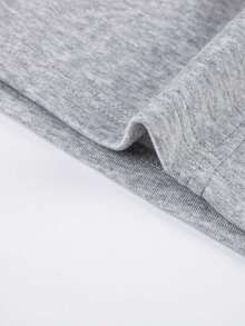 男士休闲宽松短裤，时尚百搭，适合日常穿着和度假，夏季皆宜 - 灰色 - 查看 5