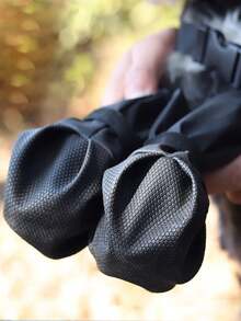 All-Season Dog Shoes, Waterproof Anti-Insect Outdoor Wear, Thin Durable Anti-Slip Pet Shoes - Black - View 4