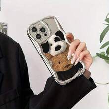 苹果phonecase小熊小狗公仔867JPDDNYBLKiPhone14Plus圣诞礼物5新年礼物7男女朋友14ProMax生日礼物防摔优质 - 银色 - チェックする 3